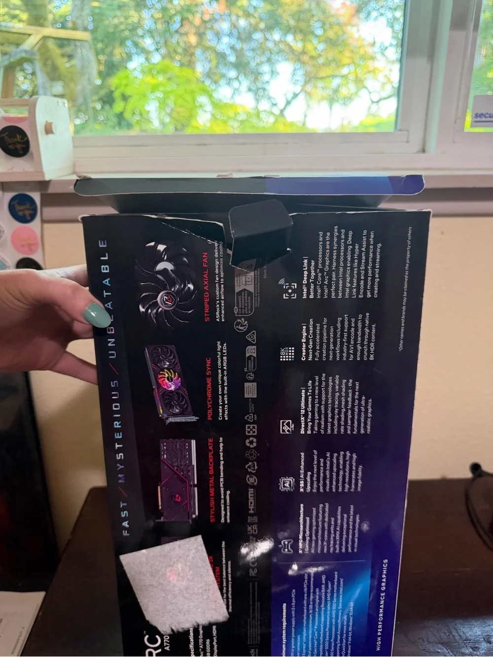 ASRock Intel Arc A770 Phantom Gaming OC Edition 16 GB GDDR6 Graphics Card